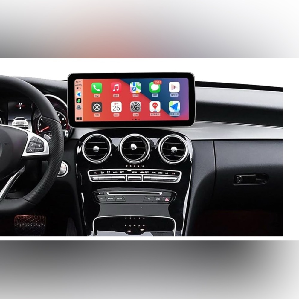 Wireless Apple CarPlay Dash Mount Portable Car Stereo, Android Auto, 9.6 Inch